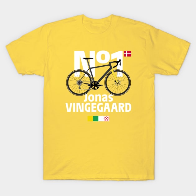 Jonas Vingegaard T-Shirt by reigedesign